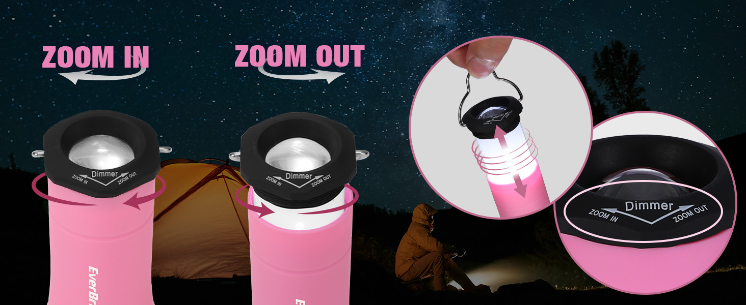 Multi-mode camping light
