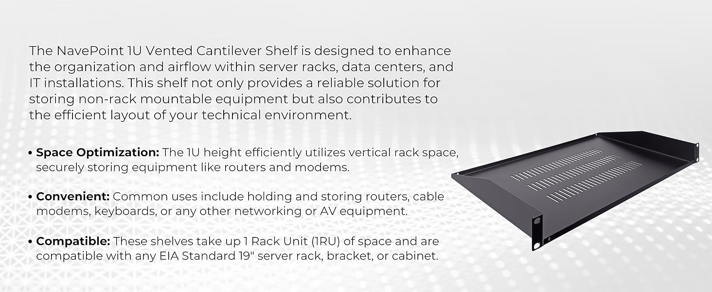 NavePoint Cantilever Shelves