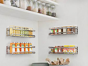 spice rack wall mount