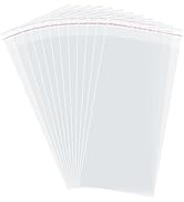 Morepack Self Sealing Cellophane Bags Self Adhesive,5x10 Inches Clear Resealable Cellophane Bags ...