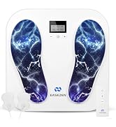 EaseZen Foot Massager for Neuropathy, Rechargeable TENS EMS Foot Stimulator with 10 Modes 20 Inte...