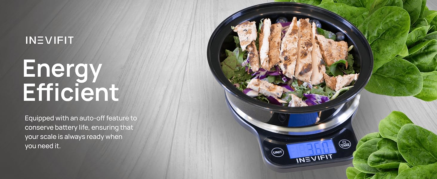 I-KS001 - INEVIFIT - Best Digital Kitchen Scale - Premium A+