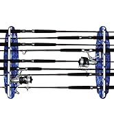 Reel Salty Offshore/Inshore Saltwater 11 Fishing Rod Holder Marine Grade Wall Ceiling Storage Rack