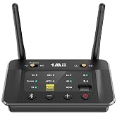 1Mii B03S Bluetooth 5.3 Transmitter Receiver for TV Home Stereo, Wireless Audio Adapter with Audi...