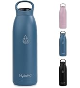 32 oz Insulated Stainless Steel Water Bottle, Double Wall Stainless Steel with Handle, BPA-Free, ...