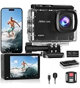 4K 60FPS Action Camera-48MP Waterproof Camera,40M Underwater Camera,8X Zoom,EIS Stabilization,WiF...