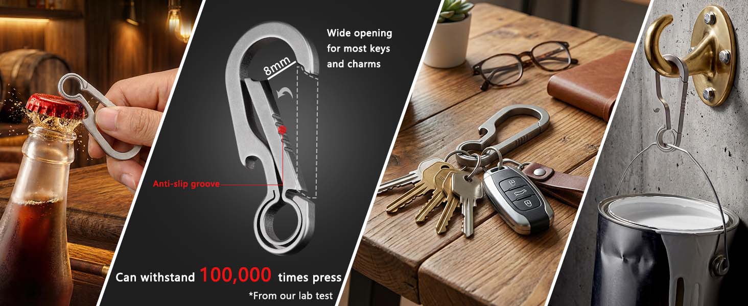 titanium keychain