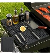 2 Pack Caketime Silicone Grill Mats for Baking Cooking Kitchen Heat Resistant Waterproof Electric...