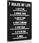 ALKB Inspirational Metal Sign for Teen Bedroom Decor - Motivational Wall Decor for Bedroom Office...
