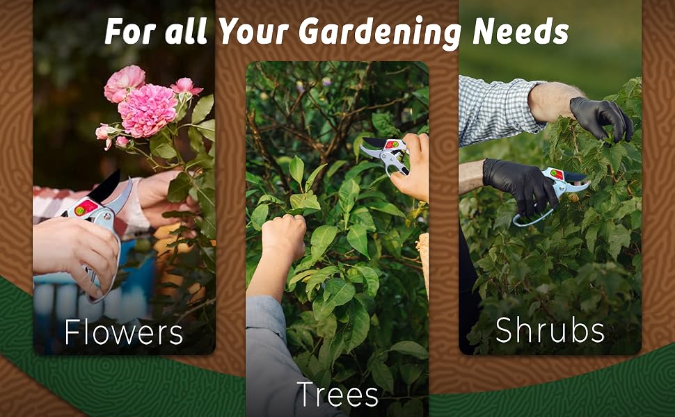 pruners, ratchet pruners, pruning shears,