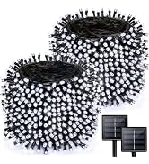 2 Pack Solar String Lights for Outside, 170 FT 480 LED Solar String Lights Outdoor with 8 Modes &...