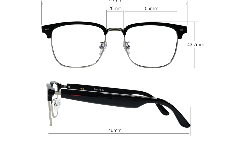 Bluetooth smart glasses 5