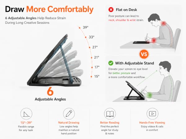 Find Your Comfortable Drawing Position