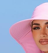 SENWAI Womens Sun Hat Outdoor UV Protection Wide Brim Fishing Hat