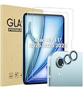 ProCase 2+2 Pack Screen Protector for iPad Air 11 inch (M4) 2026 / 7th (M3) 2025 / 6th (M2) 2024,...