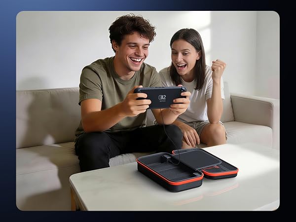 Switch 2 portable charger case