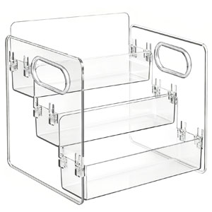 bathroom counter organizer perfume tray