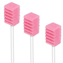 oral sponges on a stick