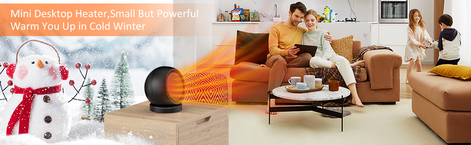 Desktop heater
