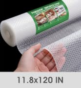 PABUSIOR Kitchen Cabinet Liner Clear Shelf Liners 100% EVA