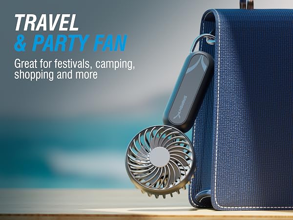 Travel and party fan