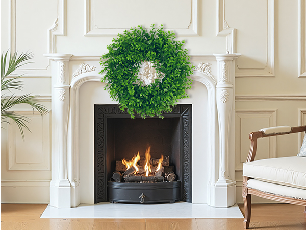 green wreath