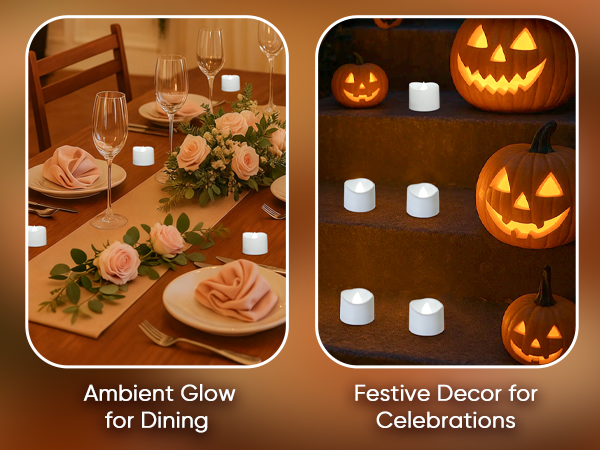 battery operated tea lights candles