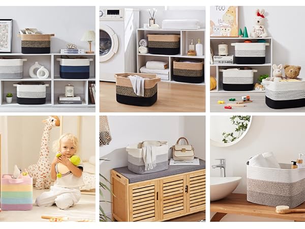 OIAHOMY Storage Basket-customer say