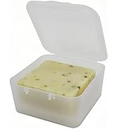 Travel Soap Dish, Soap Box Case with Bar Soap Saver Pad Portable Soap Rest for Bathroom Shower Ho...