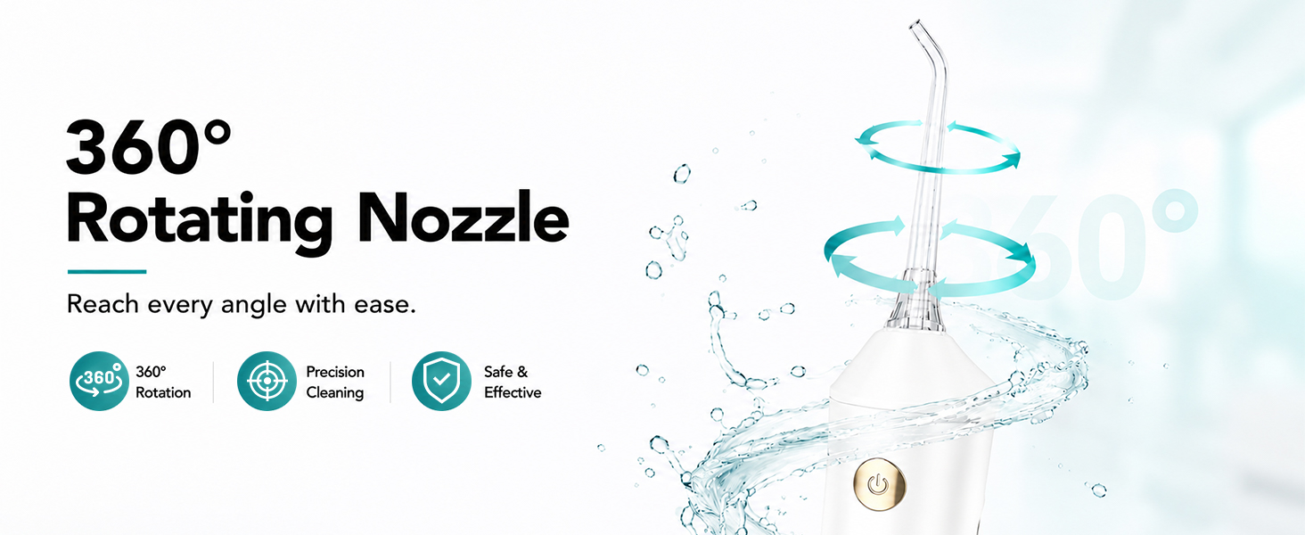 SimpliCare F5052 cordless water flosser for daily oral care and deep cleaning