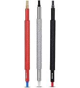 Cuifati 3PCS Watch Hand Pressers Pusher Fitting Set, Stainless Steel Sturdy Watchmakers Wristwatc...