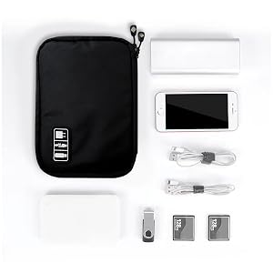 phone cord organizer,cords and cables organizer,tech bag organizer travel,charger case organizer