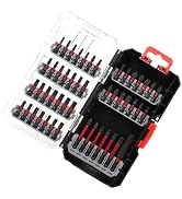 X-STEEL 49PCS Impact Bits Set - High-Speed Steel Drill Bits, S2 Steel Screwdriver Bits, Magnetic ...