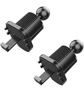 ydzqdxzz 2Pcs Black Universal Air Vent Clip for Car Phone Mount Cellphone Holder Vent Grip W Join...