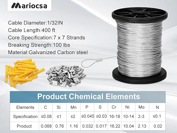 316 Stainless Steel Cable