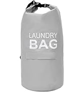 Kimmama 70L Stylish Laundry Backpack, Laundry Hamper with Adjustable Shoulder Strap and Buckle, L...