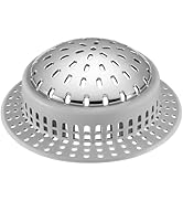 Aluvor Drain Hair Catcher, Upgraded Drain Catcher with Silicone Designed for Regular Drains, Catc...