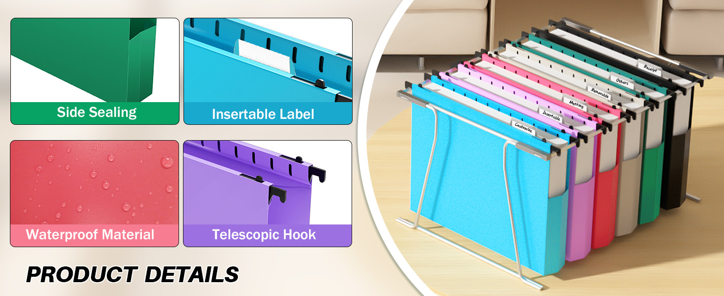 U-hanging file folder