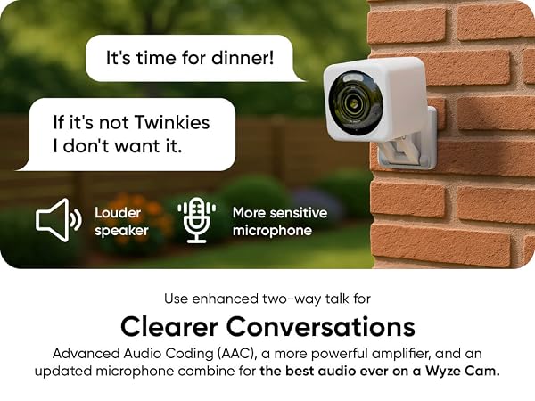 Wyze Cam v4 Two-Way Audio