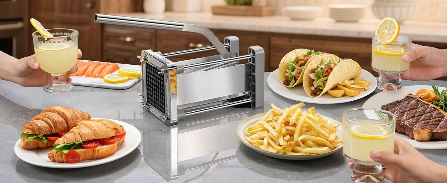 A Great Stainless Steel Fry Cutter For You!