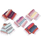 La Montana Mexican Blankets and Throws, 10 Pack, 74