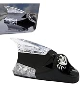 Hugwits Car Roof Wind Powered LED Light, Self-Adhesive Shark Fin Anti Collision Warning Lamp, Car...