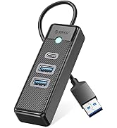 ORICO Hub USB C 3 portas USB 3.1 tipo C para adaptador de hub USB 3.0 com 2 USB A, 1 tipo C para ...