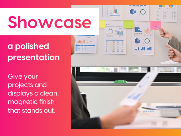 Display create organize showcase, showcase a polished presentation give your projects and display