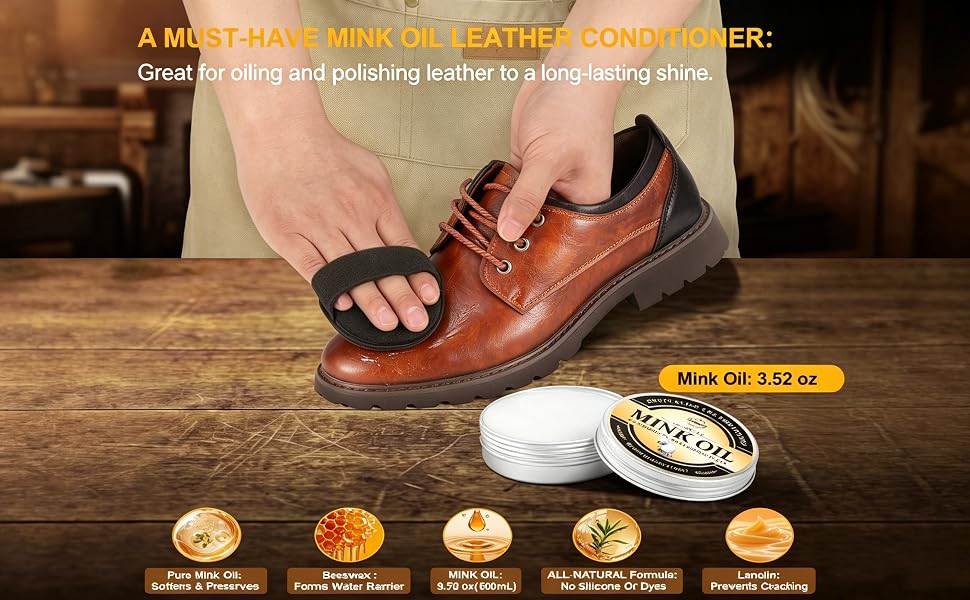 4 in 1 mink oil kit