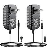 LightingWill 12V Power Supply, 2A 24W Power Adapter, AC 110V to 12Volt Converter, Wall Plug Trans...