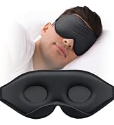 MABAO Sleep Mask for Side Sleeper, Eye Mask for Sleeping Women Men, 3D Contoured Cup No Eye Press...