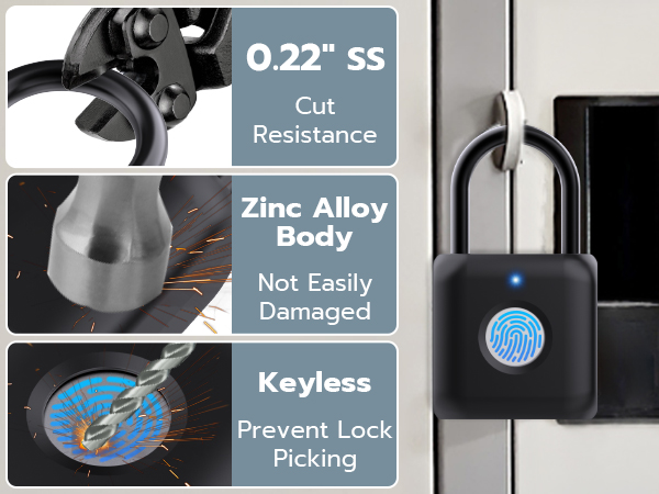 Fingerprint Padlock,Smart Padlock
