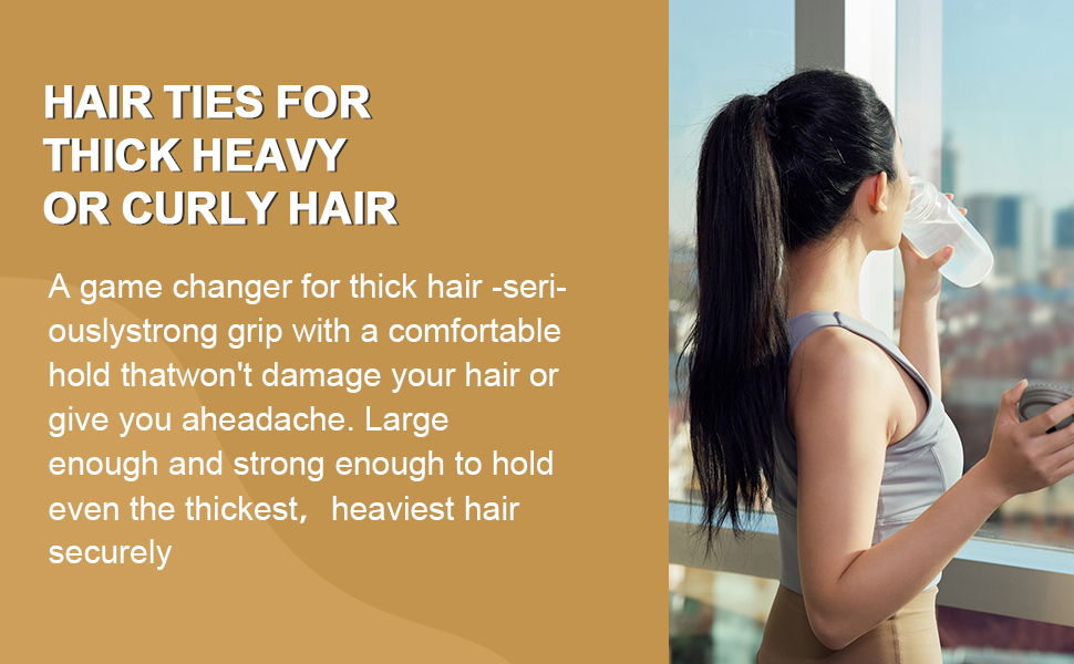 High elasticity hair tie