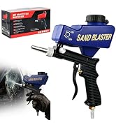 Sand Blaster Gun Kit with Thickened Galvanized Nozzle for Gravity Feed | Thickened galvanized noz...